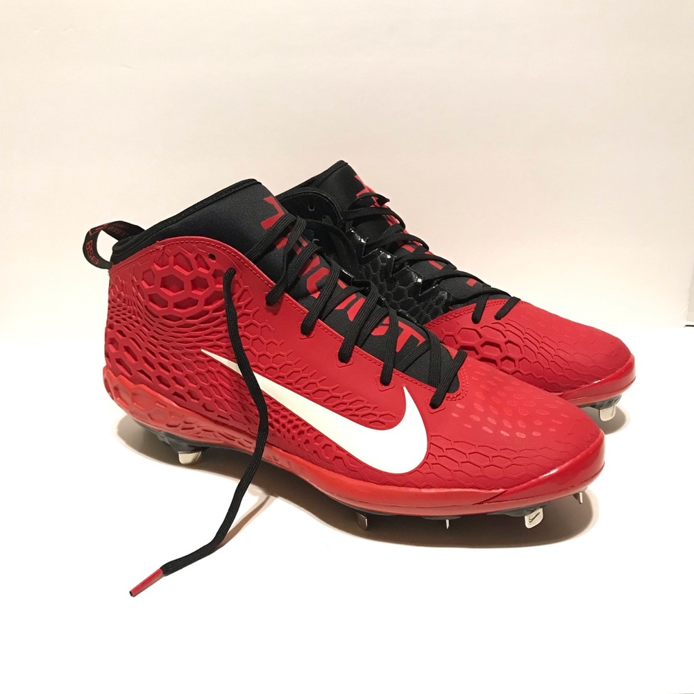 Nike Force Zoom Trout 5 Mens Metal Spike Baseball Cleats Size 15
